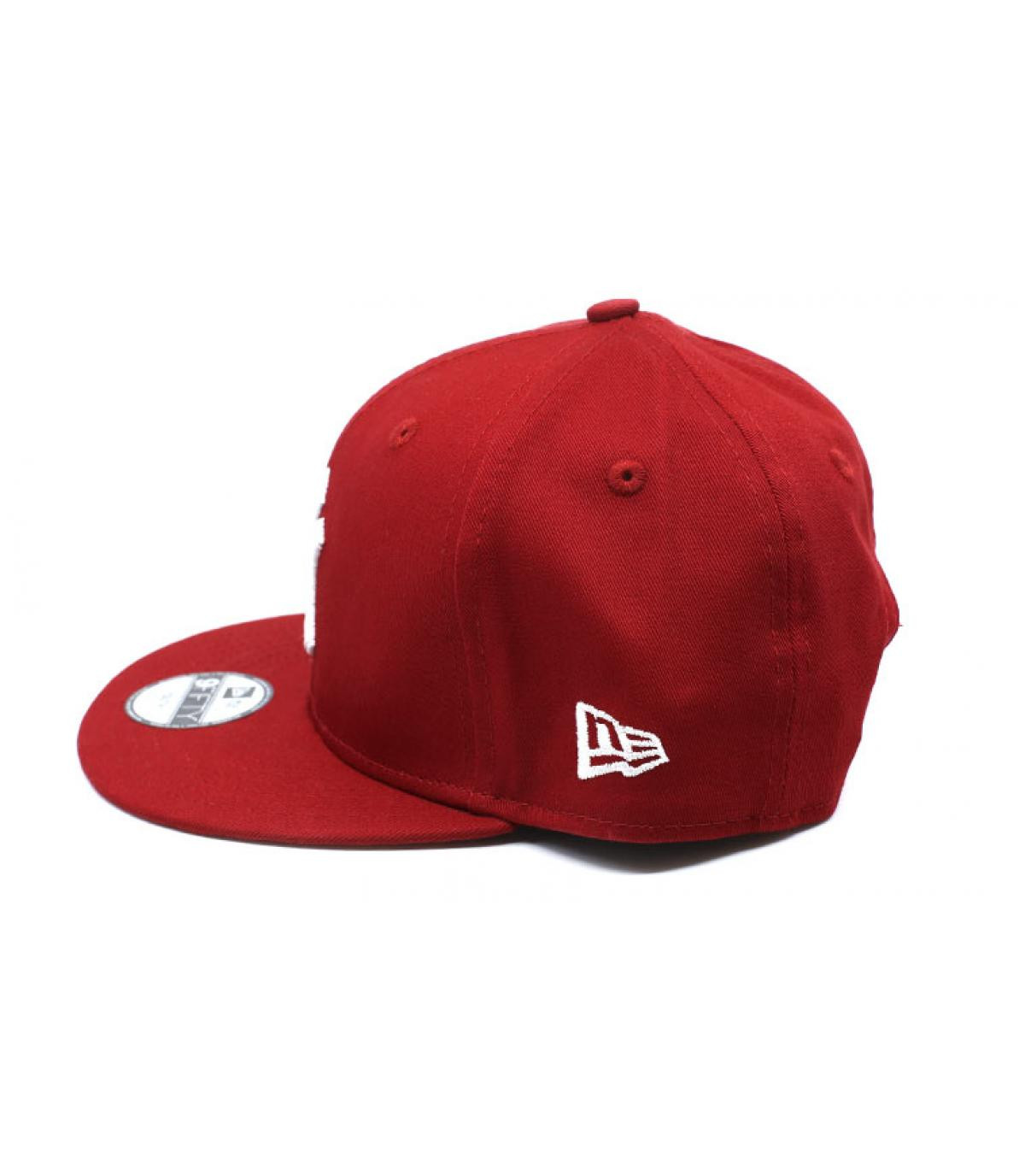 New Era Kinder Cap NY rot weiß